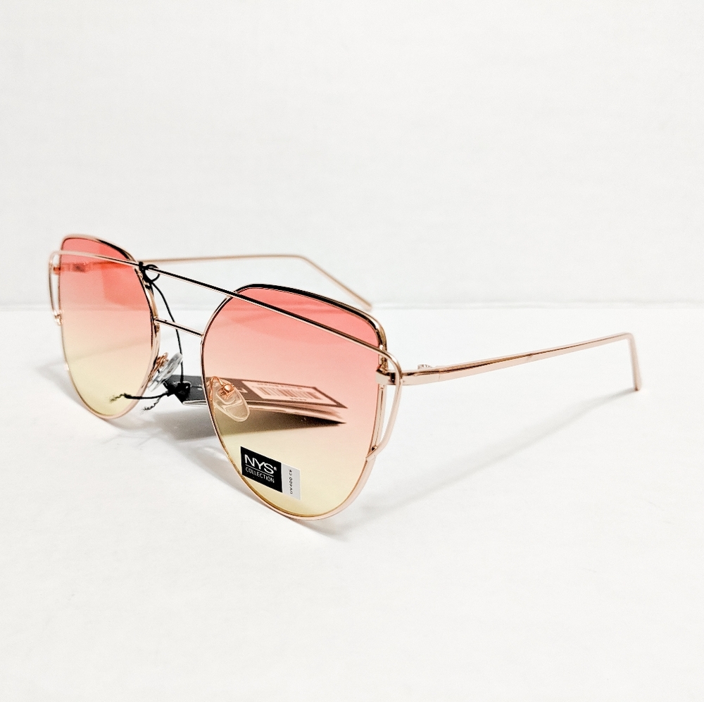 Peach ombre sunglasses